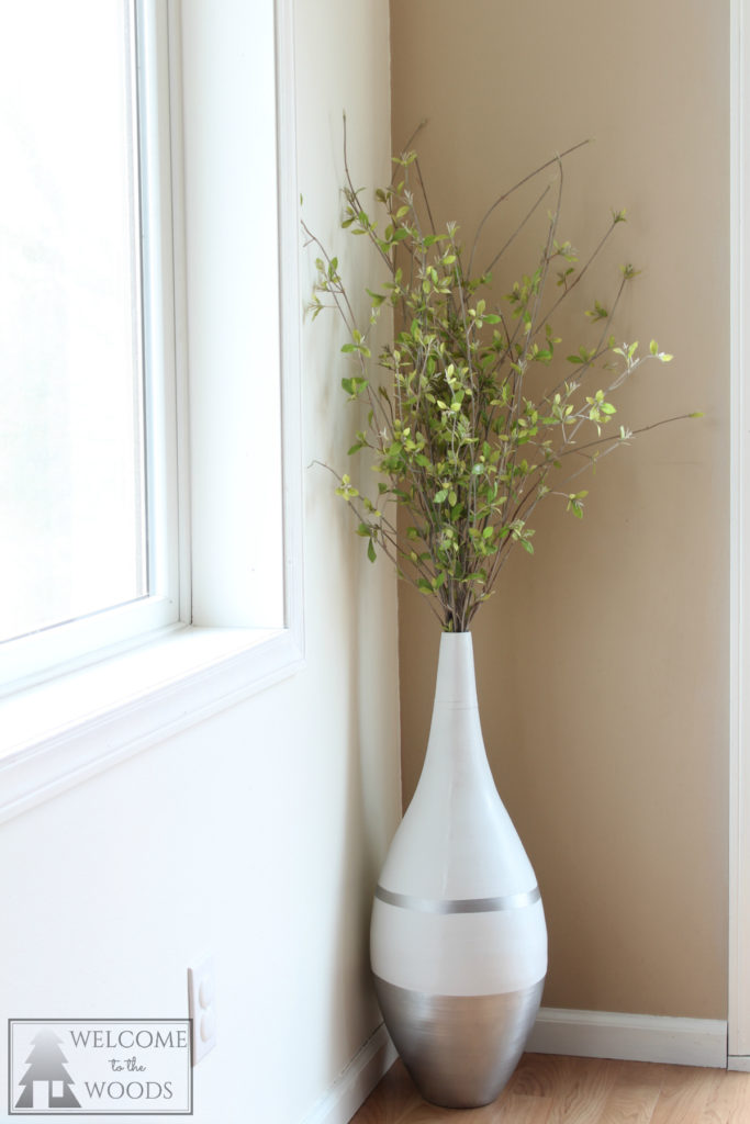 Vase refresh for the dining room decor #oneroomchallenge