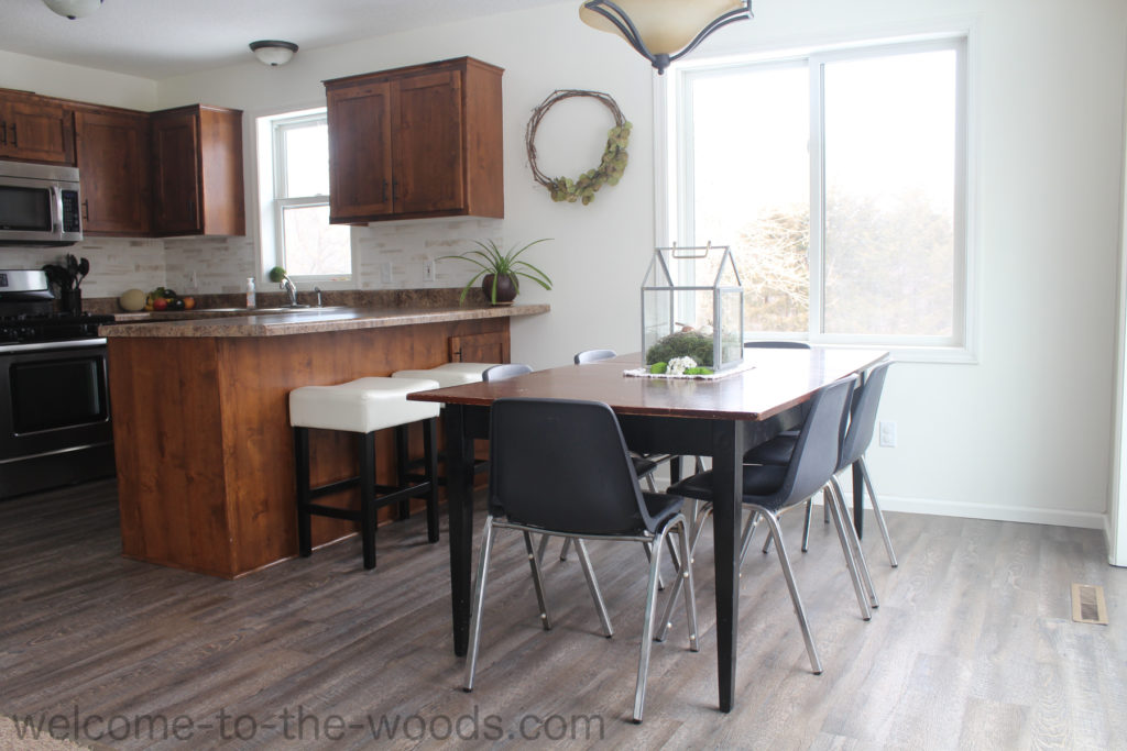 My new kitchen and dining room floor is beautiful, durable, and 100% waterproof. Plus it cost me less than $400! Read more here...