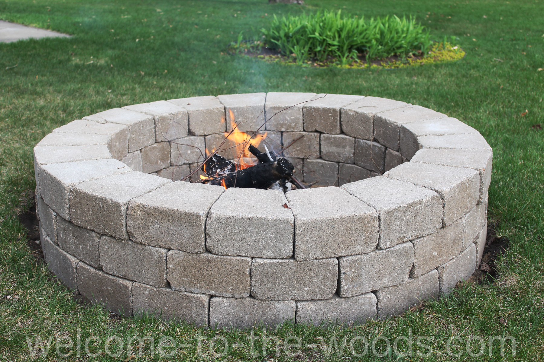 Build Your Own Fire Pit, Fire Pit Block Adhesive