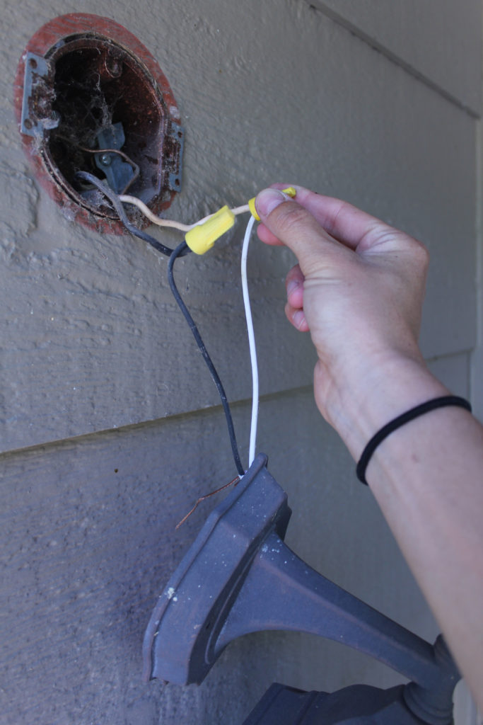 Replace your exterior lights on your home easily and safely with this step by step photo tutorial!
