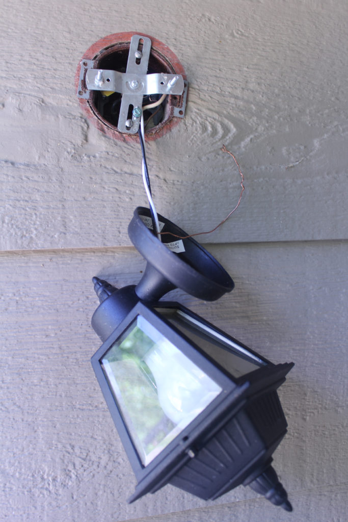 Replacing exterior lights can enhance your front entrance curb appeal!