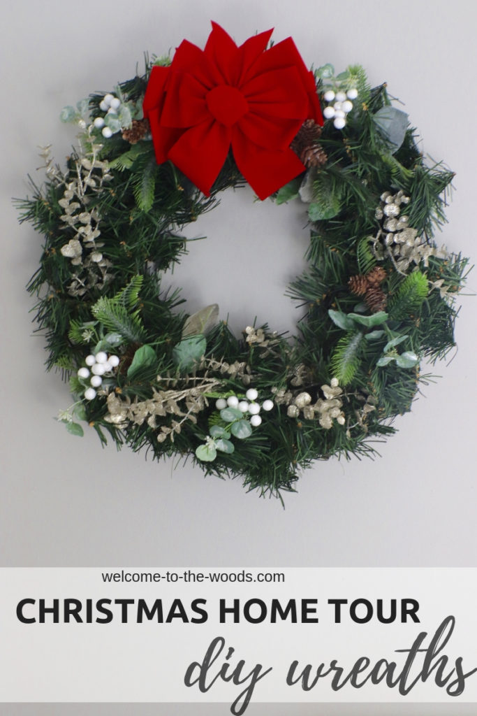 Handmade Christmas wreath DIY easy beautiful