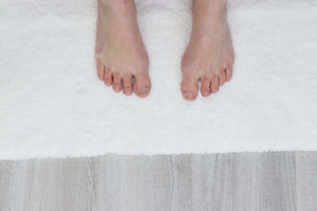 Soft rug on your feet when you step out of the shower is the best feeling in the world!