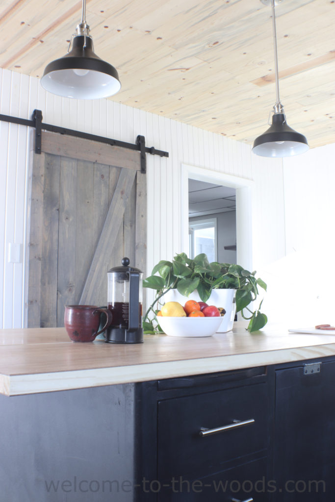 Our old farmhouse has some modern touches with updates throughout the kitchen!