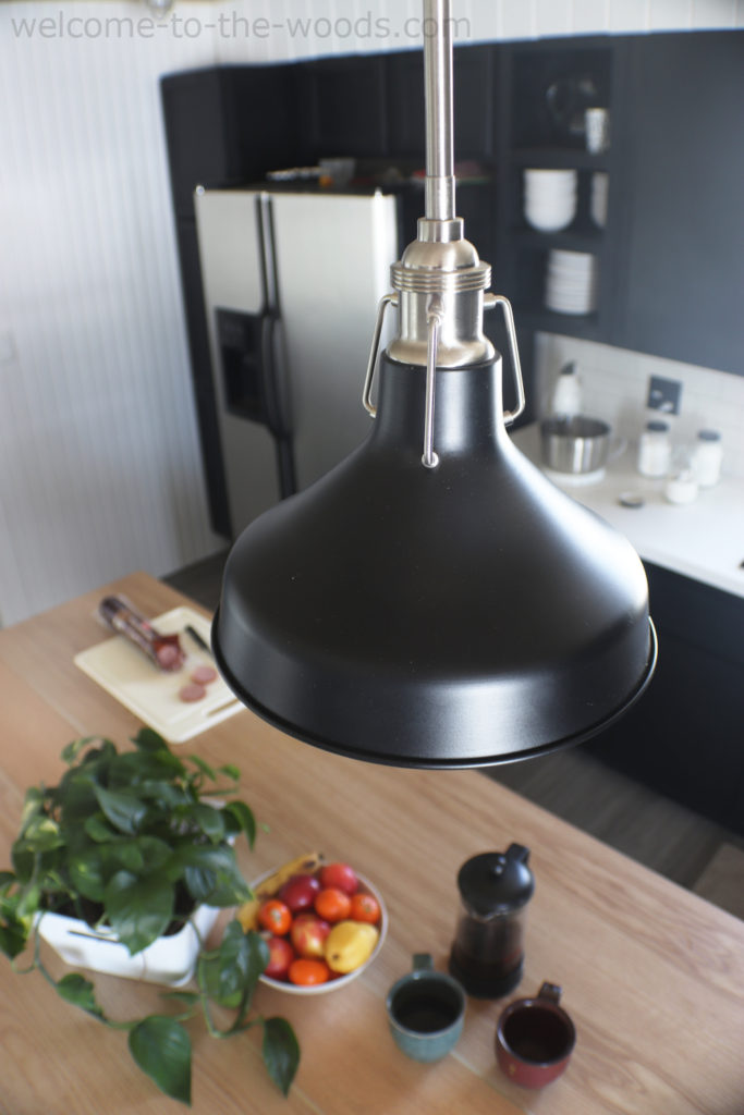 The perfect modern farmhouse pendant light for over the island in your renovated kitchen