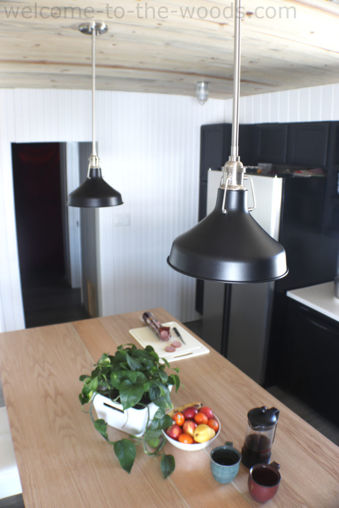 The perfect modern farmhouse industrial pendants for the kitchen! We have one over the sink and two over the island :)