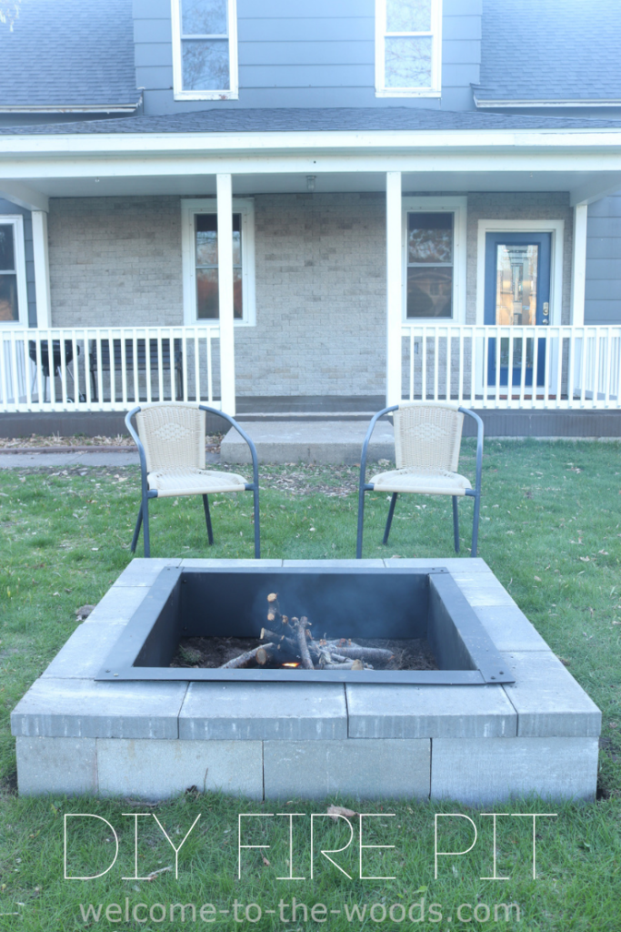 This modern DIY fire pit is an easy build one can do in just a couple hours! It costs less than $150!