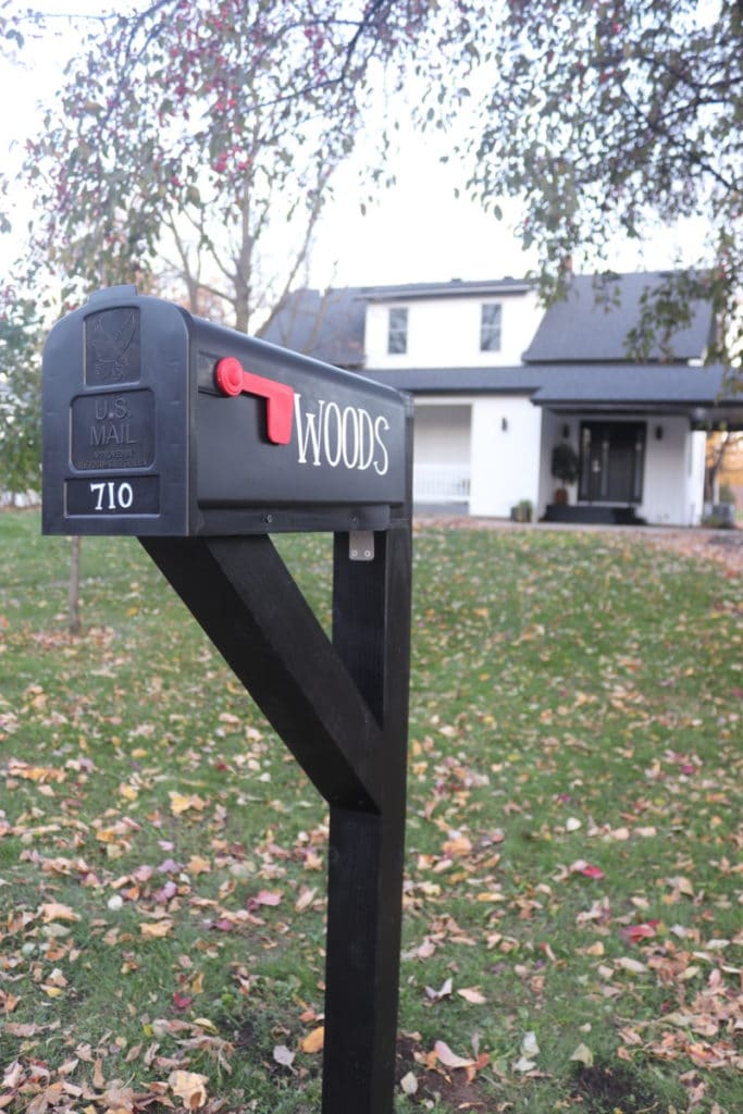 DIY black mailbox build