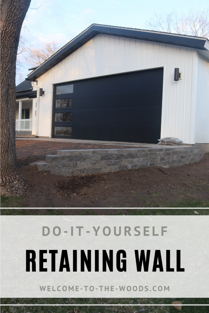 Build a small retaining wall in one day with this DIY VIDEO TUTORIAL! 