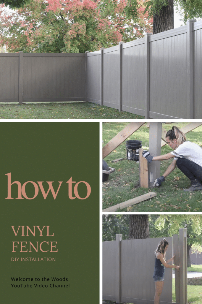 How to install a vinyl privacy fence DIY video tutorial step by step installation instructions