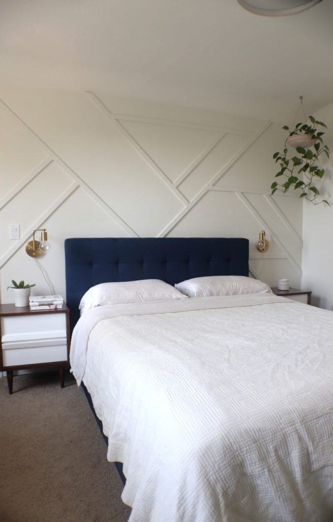Geometric Accent Wall DIY Design