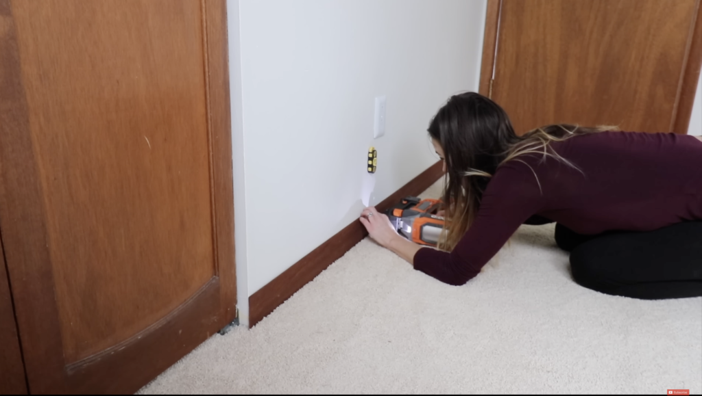 replacing the baseboards