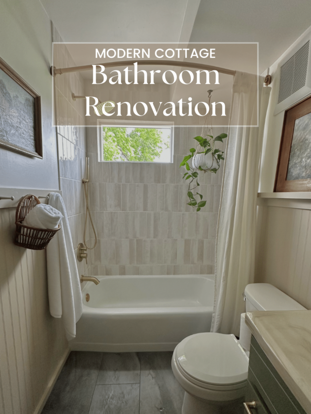 Modern Cottage Bathroom Renovation